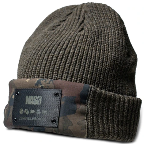 NASH - Čiapka Zero Tolerance Woolly Hat Camo Panel