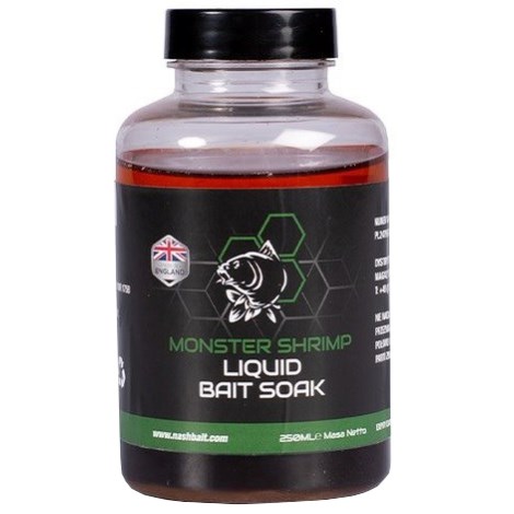 NASH - Dip Liquid Bait Soak Monster Shrimp 250 ml