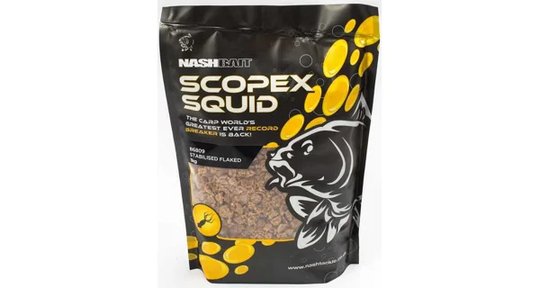 NASH - Drvené Boilie Scopex Squid Flake Stabilised 1 kg