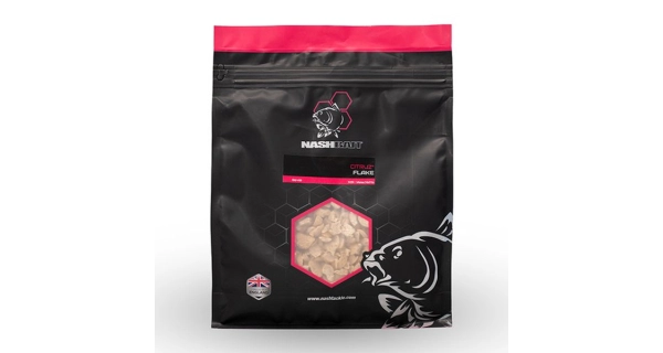 NASH - Drvené boilies Flake Citruz 1 kg