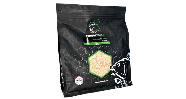 NASH - Drvené boilies Flake Monster Shrimp 1 kg