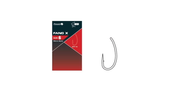NASH - Háčik Pinpoint Fang X Micro Barbed veľ. 5 10 ks