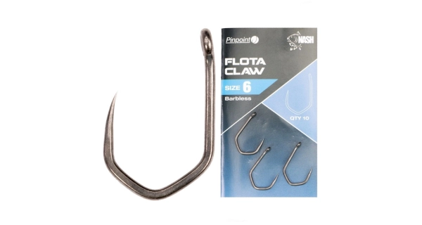NASH - Háčik Pinpoint Flota Claw Barbless veľ. 10 10 ks