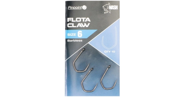NASH - Háčik Pinpoint Flota Claw Barbless veľ. 8 10 ks