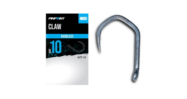 NASH - Háčiky Claw Barbless veľ. 10 10 ks