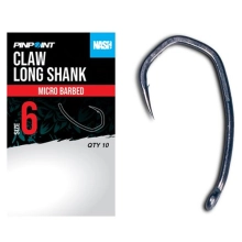 NASH - Háčiky Claw Long Shank Micro Barbed veľ. 6 10 ks