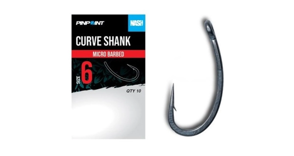 NASH - Háčiky Curve Shank Micro Barbed veľ. 4 10 ks