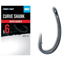 NASH - Háčiky Curve Shank Micro Barbed veľ. 6 10 ks