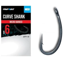NASH - Háčiky Curve Shank Micro Barbed veľ. 6 10 ks