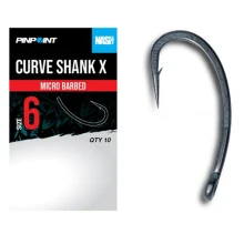 NASH - Háčiky Curve Shank X Micro Barbed veľ. 4 10 ks