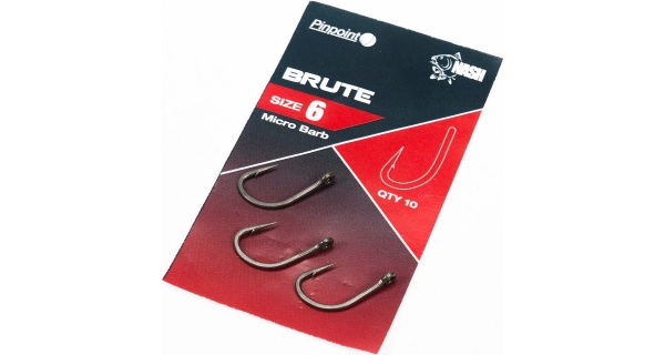 NASH - Háčiky Pinpoint Brute Micro Barbed veľ. 6