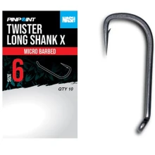 NASH - Háčiky Twister Long Shank X Micro Barbed veľ. 4 10 ks