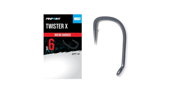 NASH - Háčiky Twister X Micro Barbed veľ. 6 10 ks