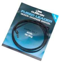 NASH - Hotová montáž Cling-On Fused Leader Silt 40 lb 1 m