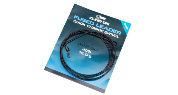 NASH - Hotová montáž Cling-On Fused Leader Silt 40 lb 1 m