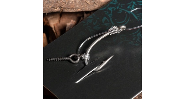 NASH - Hotový náväzec Fluorocarbon D-Rig Barbless veľ. 8