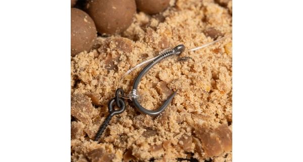 NASH - Hotový náväzec Fluorocarbon D-Rig Barbless veľ. 8