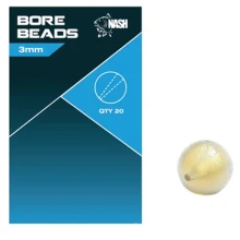 NASH - Korálky Soft Taper Bore Bead 3 mm 20 ks