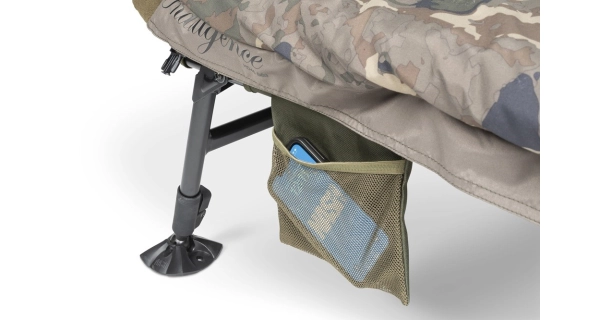 NASH - Lehátko so spacákom Indulgence HD40 Sleep System 8 Legs Camo