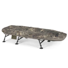 NASH - Lehátko so spacákom Indulgence HD40 Sleep System 8 Legs Camo Wide