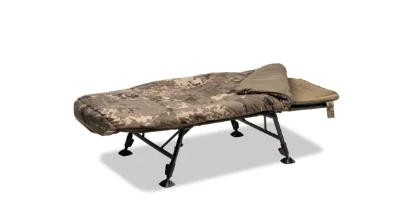 NASH - Ležadlo Indulgence 4 Leg Junior Sleep System Camo