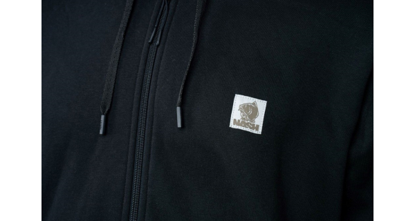 NASH - Mikina Make It Happen Badge Zipped Hoody Black veľ. 3XL