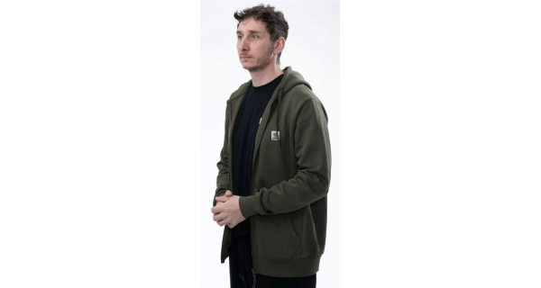 NASH - Mikina Make It Happen Badge Zipped Hoody Green veľ. XL