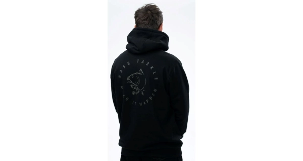 NASH - Mikina Make It Happen Carp Logo Hoody Black veľ. M