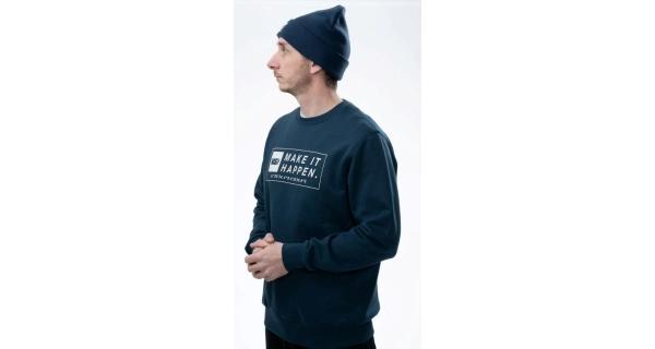 NASH - Mikina Make It Happen Coordinates Jumper Navy Blue veľ. XL