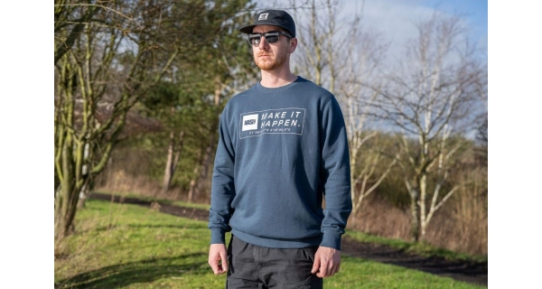 NASH - Mikina Make It Happen Coordinates Jumper Navy Blue veľ. XL