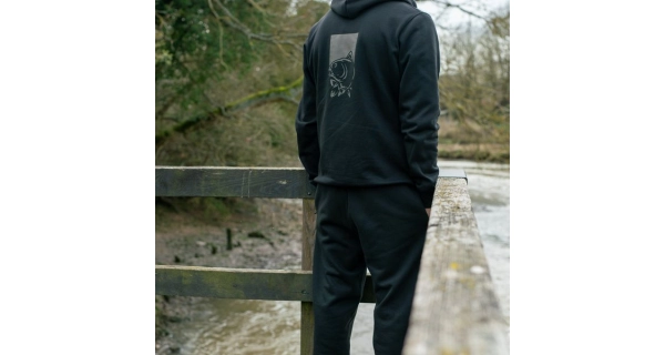 NASH - Mikina Make It Happen Hoody Fish Logo Black veľ. L