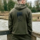 NASH - Mikina Make It Happen Hoody Fish Logo Green veľ. L