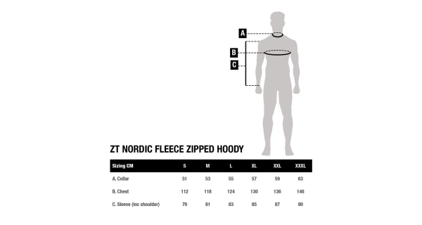NASH - Mikina Zero Tolerance Nordic Fleece Zipped Hoody veľ. M