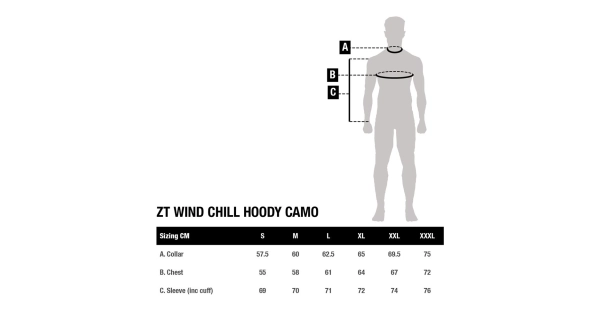 NASH - Mikina Zero Tolerancia Wind Chill Hoody Camo veľ. 2XL