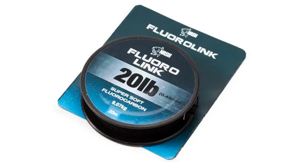 NASH - Nadväzec Fluorocarbon Fluorolink 20 m 0,45 mm 9,07 kg