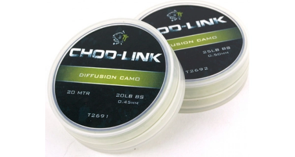 NASH - Náväzcový vlasec Chod Link Diffusion Camo 0,50 mm 25 lb 20 m