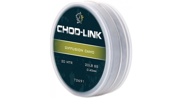 NASH - Náväzcový vlasec Chod Link Diffusion Camo 0,50 mm 25 lb 20 m