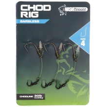 NASH - Náväzec Chod Rig Barbless veľ. 4 3 ks