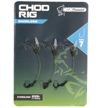 NASH - Náväzec Chod Rig Barbless veľ. 7 3 ks