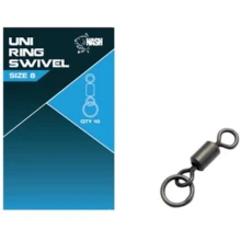 NASH - Obratlík s krúžkom Ring Swivel Uni 10 ks