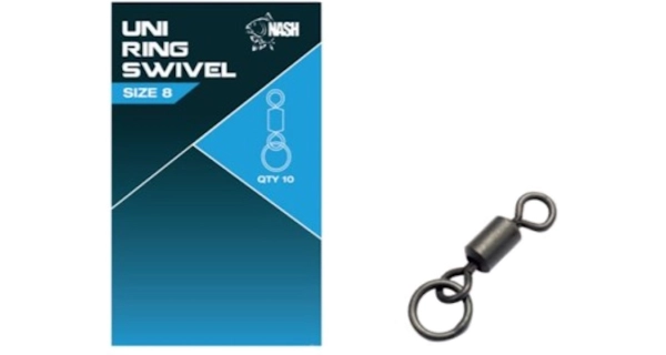 NASH - Obratlík s krúžkom Ring Swivel Uni 10 ks