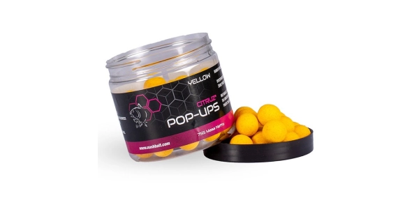 NASH - Plávajúce boilie Pop Ups Citruz Yellow 20 mm 75 g