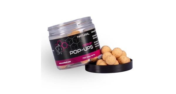 NASH - Plávajúce boilies Pop Ups Citruz Natural 20 mm 75 g