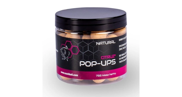 NASH - Plávajúce boilies Pop Ups Citruz Natural 20 mm 75 g