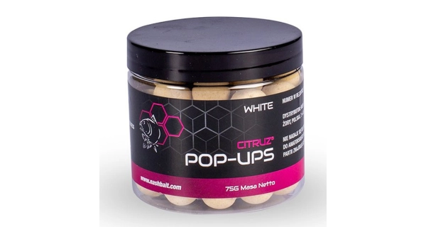NASH - Plávajúce boilies Pop Ups Citruz White 20 mm 75 g