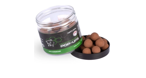 NASH - Plávajúce boilies Pop Ups Monster Shrimp Natural 12 mm 75 g