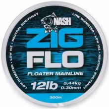 NASH - Plávajúci vlasec NXT Zig Flo 12 lb 300 m 0,30 mm