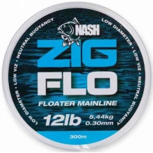 NASH - Plávajúci vlasec NXT Zig Flo 12 lb 300 m 0,30 mm