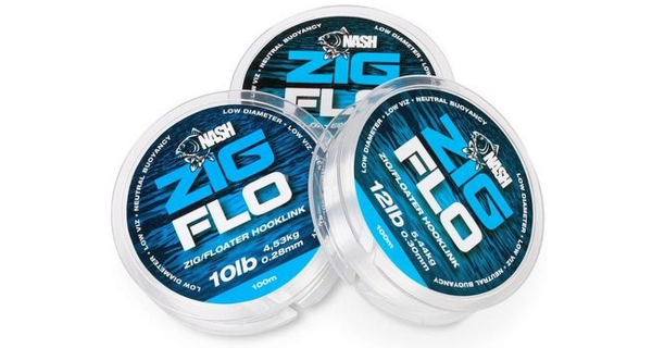 NASH - Plávajúci vlasec NXT Zig Flo 12 lb 300 m 0,30 mm
