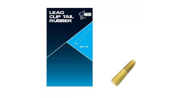 NASH - Prevlek na závesku Lead Clip Tail Rubber Weed Green